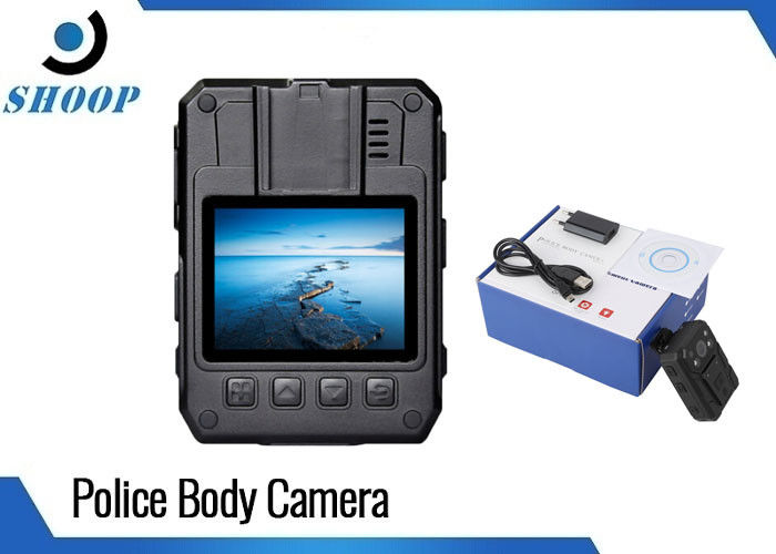 यूएसबी 2.0 1296पी 4000mAh 5MP CMOS नाइट विजन पुलिस बॉडी कैमरे जीपीएस के साथ