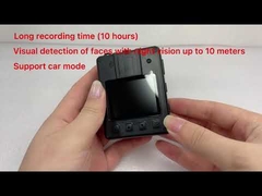 SOP-08 Police Body Worn Cameras 3200mAh / 4000mAh Battery With Single Charging Dock